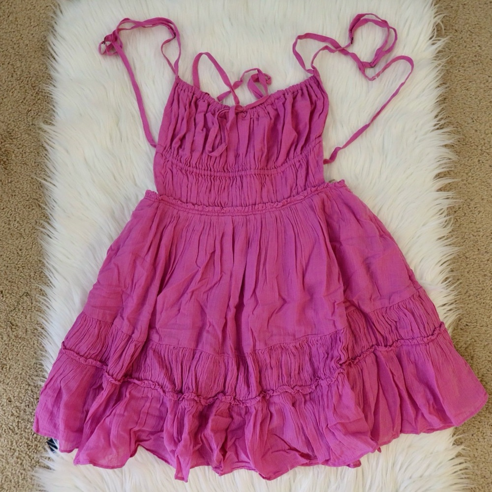Free People Taking Sides Mini Dress